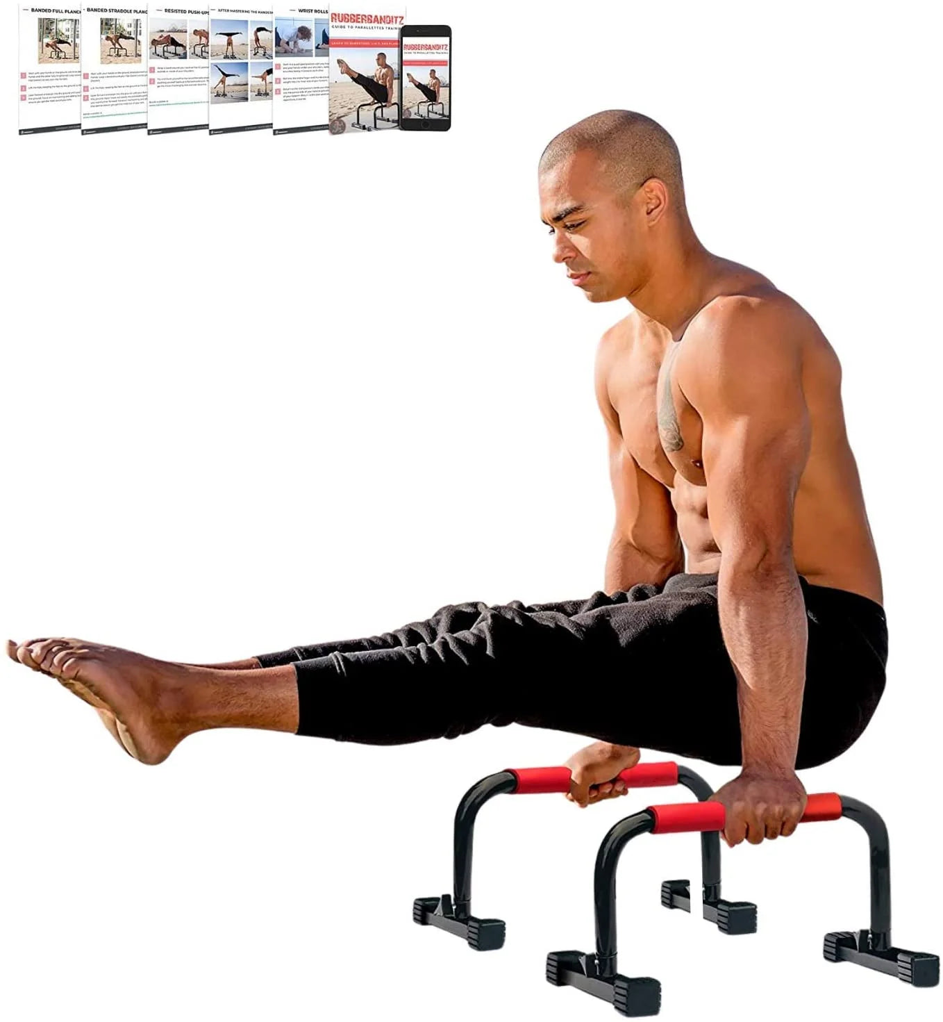 Parallettes Bars for Push Ups & Dip