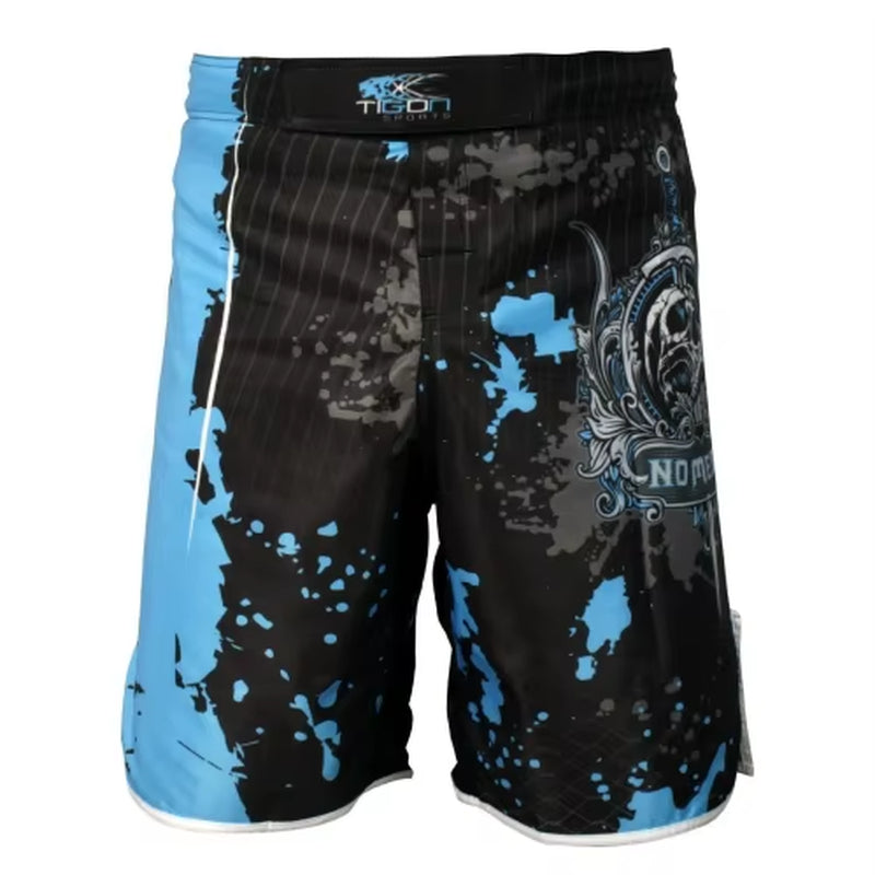 Men'S Skeleton Skull Cool Printing Head Wrestling Pants Muay Thai Boxing Shorts Boxing Shorts Cheap Mma Shorts Muay Thai