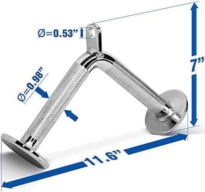 Tricep Press down Cable Machine Attachment Set, LAT Pulldown Attachment, Cable Machine Accessories for Home Gym