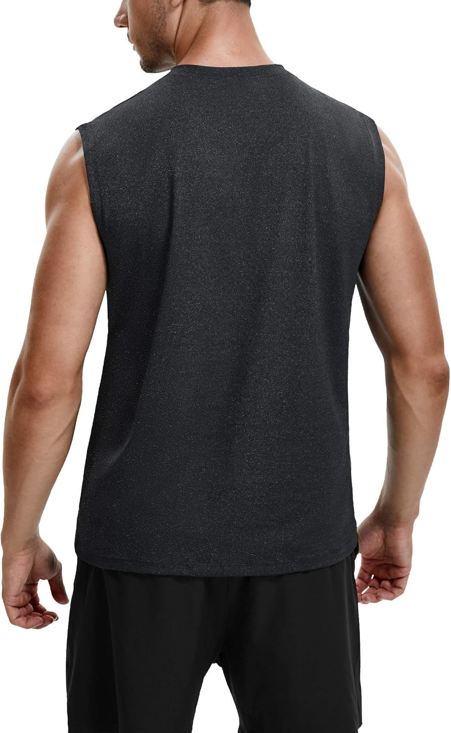 Workout Sleeveless Shirts for Men Athletic Gym Basketball Quick Dry Muscle Tank Tops