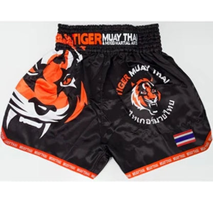 MMA Tiger Muay Thai Boxing Boxing Match Sanda Training Breathable Shorts Muay Thai Clothing Boxing Tiger Muay Thai Mma