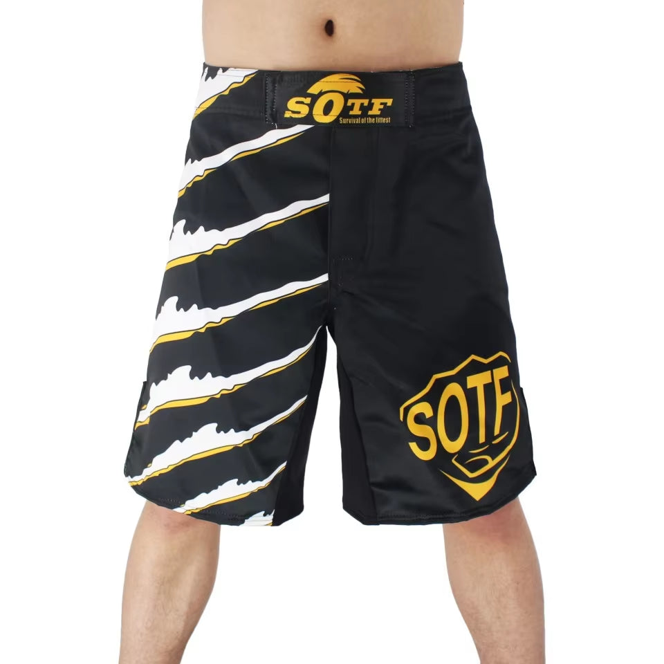 SOTF Boxing Training Fitness Muay Thai Pants Boxing Shorts Muay Thai Boxing Shorts Muay Thai Short Kickboxing Mma Short Mma