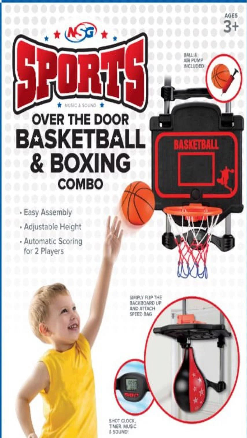 Over the Door Basketball & Boxing Combo