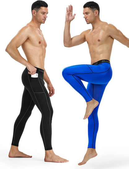 Compression Pants Men Running Tights Leggings Athletic Workout Gym Pants