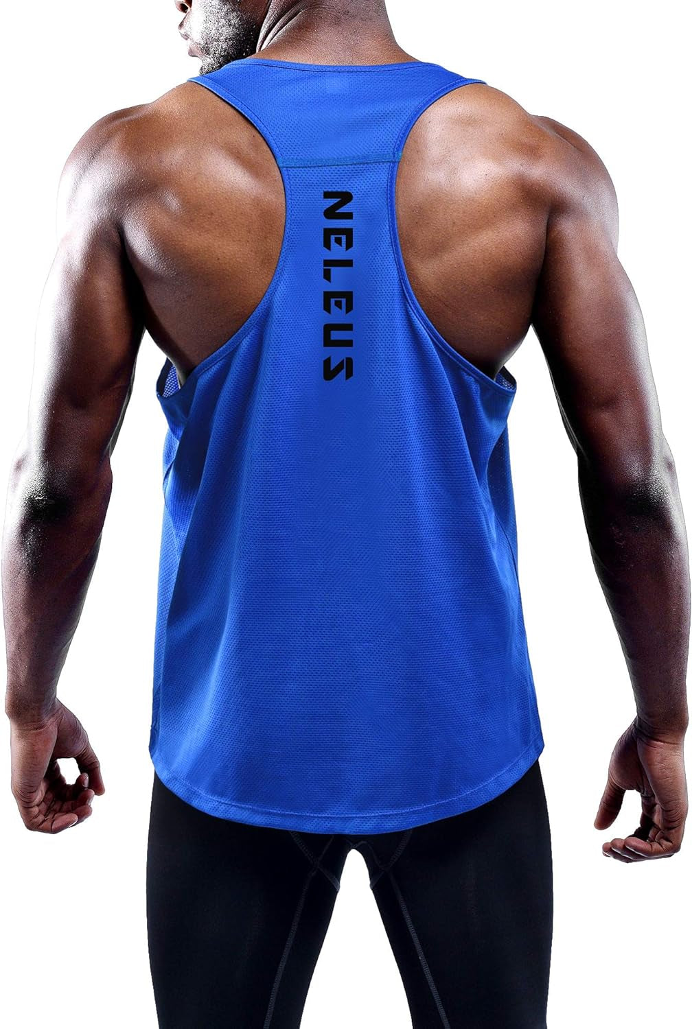 Men'S Workout Running Tank Top Sleeveless Gym Athletic Shirts